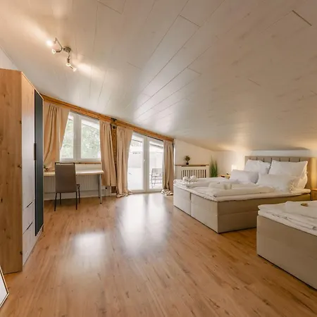 Exklusive Grosse Fuer 7 Personen, Parkplatz, Balkon, 3 Schlafzimmer